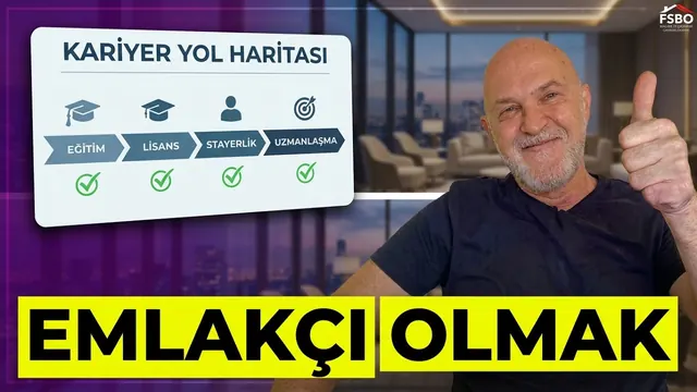 Emlak danışmanlığına başlamak isteyenler için rehber videosunun kapağı