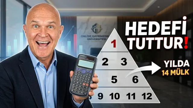 Hedef belirlemeden emlak danışmanlığı yapılmaz, işte nedeni videosunun kapağı